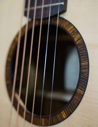 Makers Choice 3 Rosette - Rosewood bound with Bocote inlay